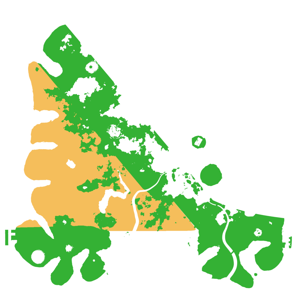 Biome Rust Map: Procedural Map, Size: 4000, Seed: 41287392