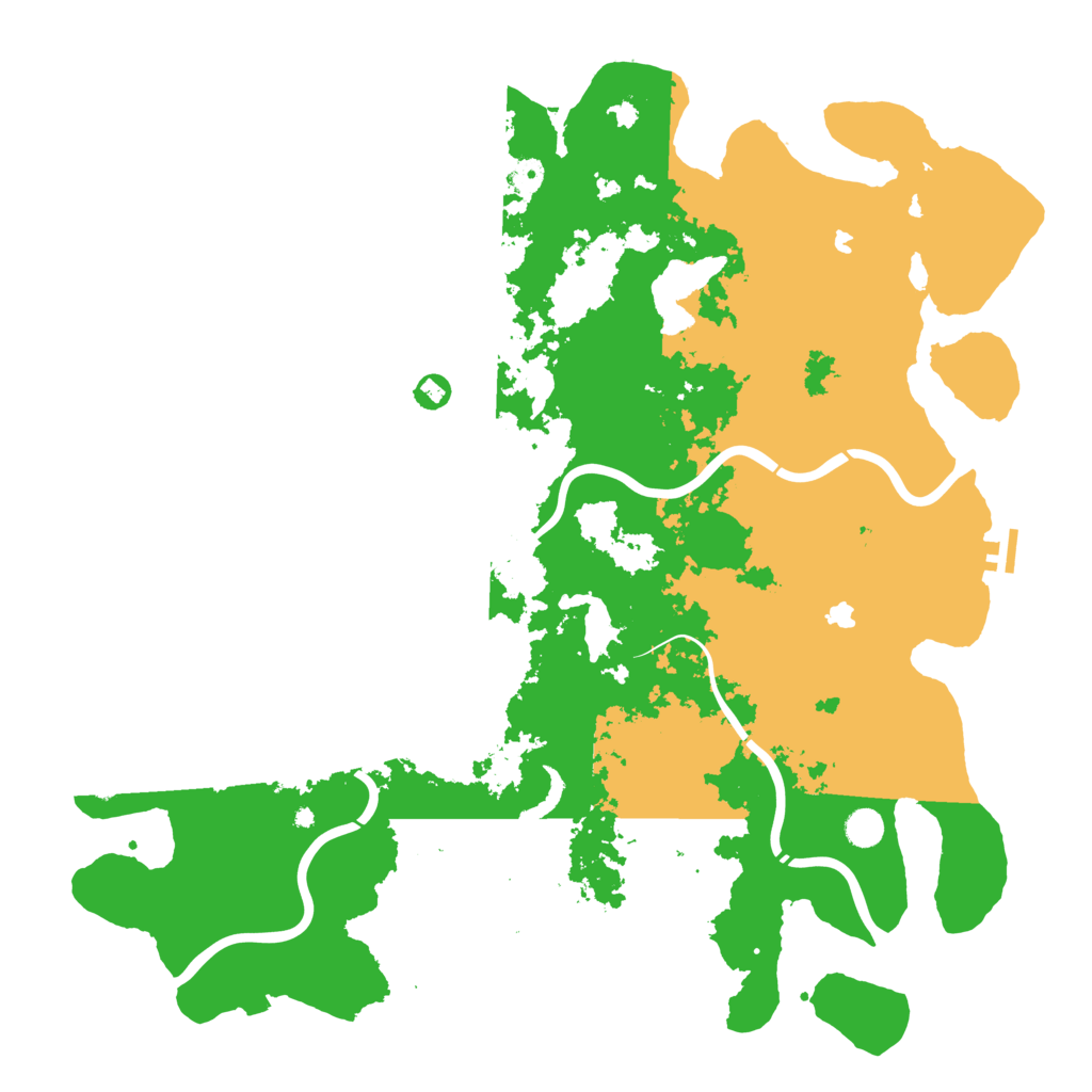 Biome Rust Map: Procedural Map, Size: 5000, Seed: 753544231