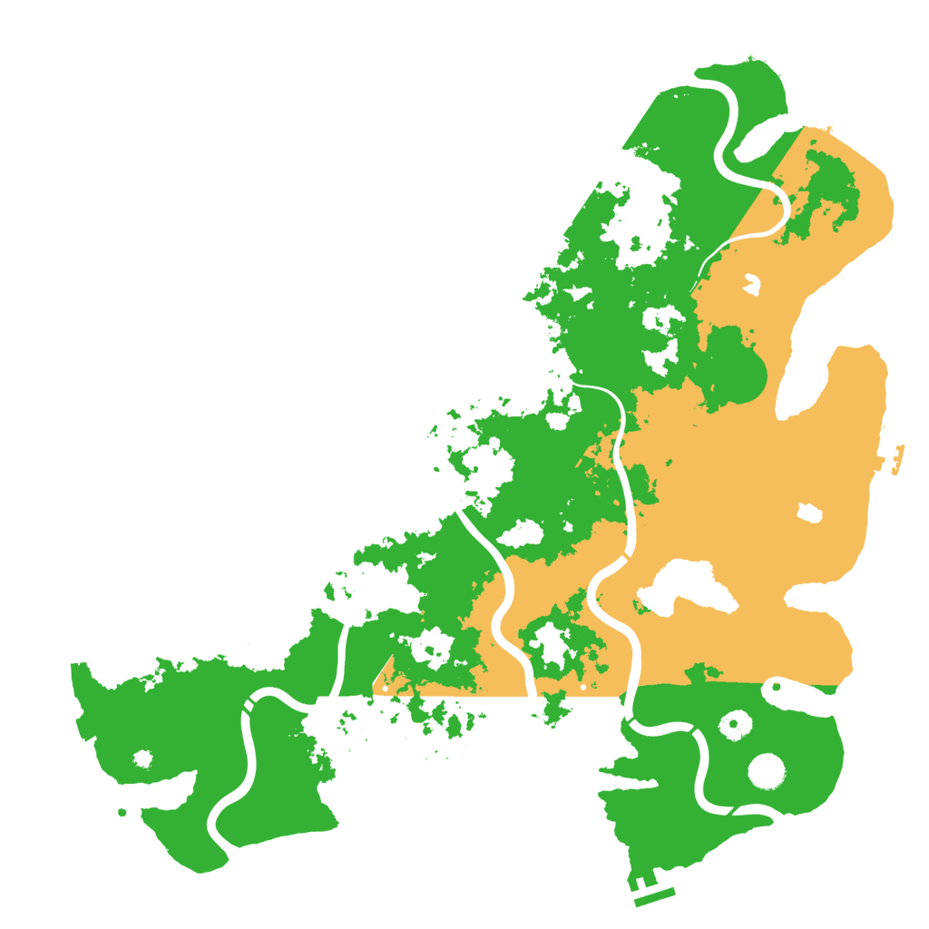 Biome Rust Map: Procedural Map, Size: 4500, Seed: 726056237