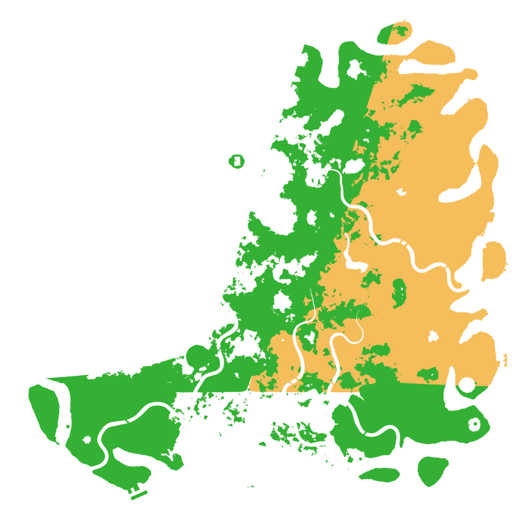 Biome Rust Map: Procedural Map, Size: 6000, Seed: 626203427
