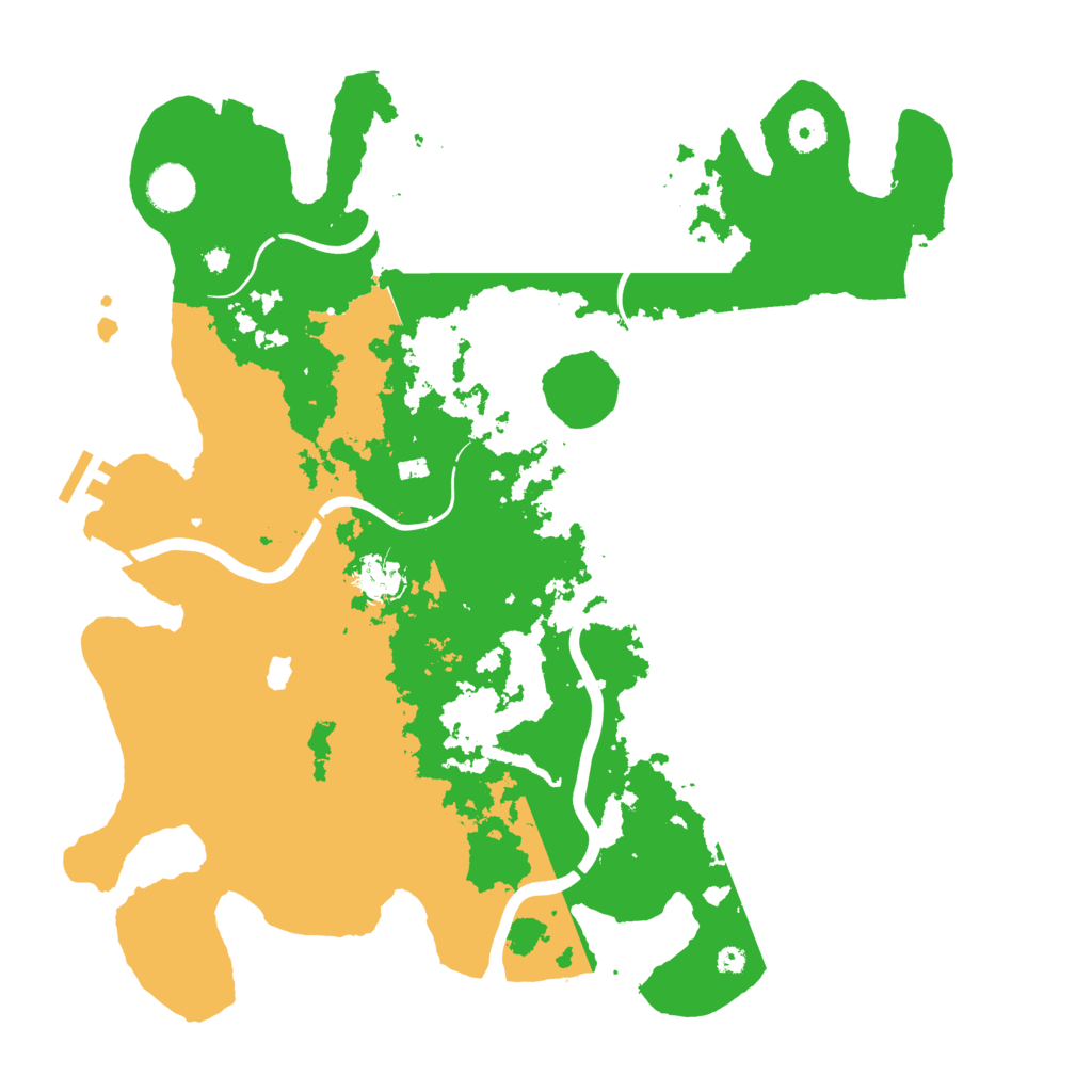 Biome Rust Map: Procedural Map, Size: 4000, Seed: 12375