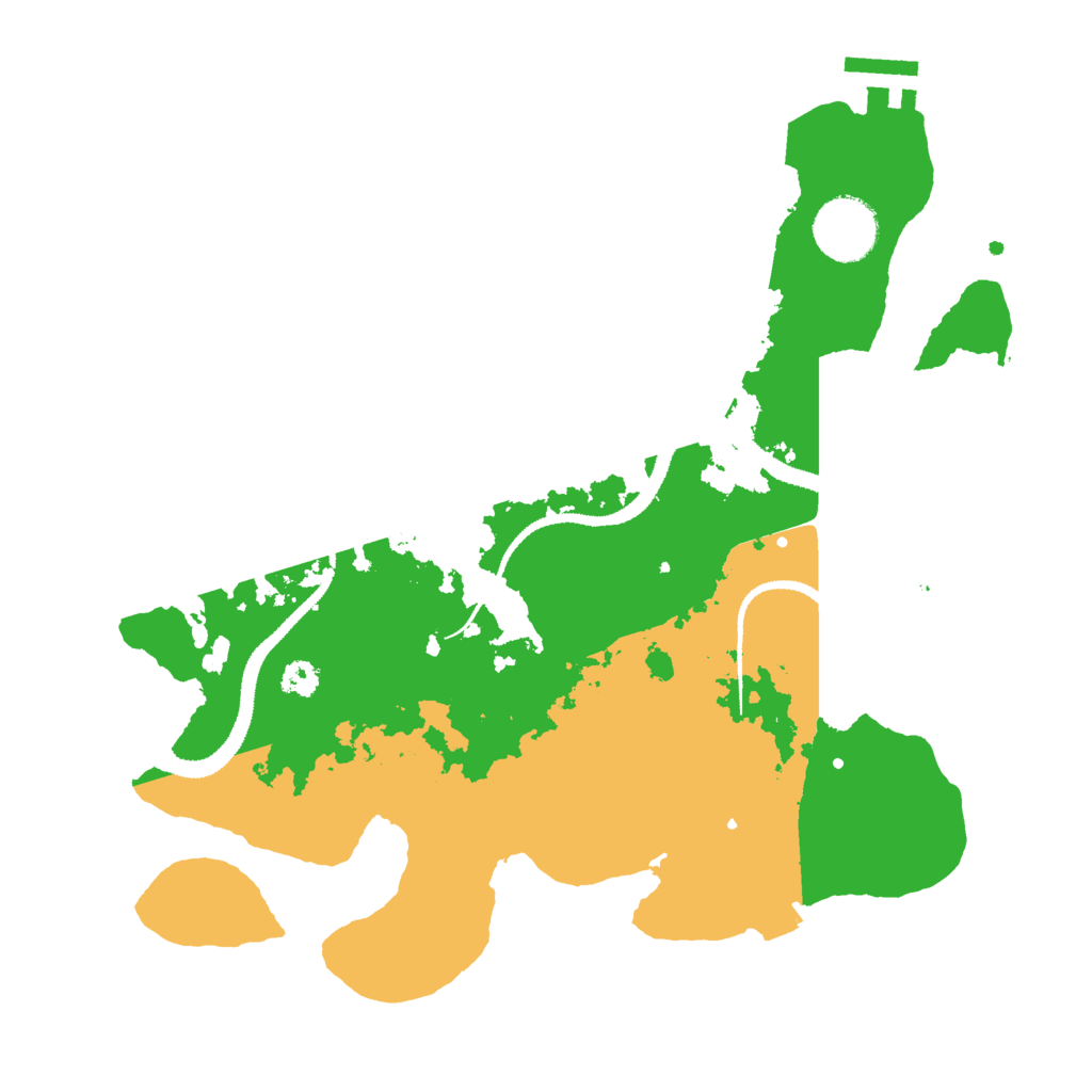 Biome Rust Map: Procedural Map, Size: 3000, Seed: 15589