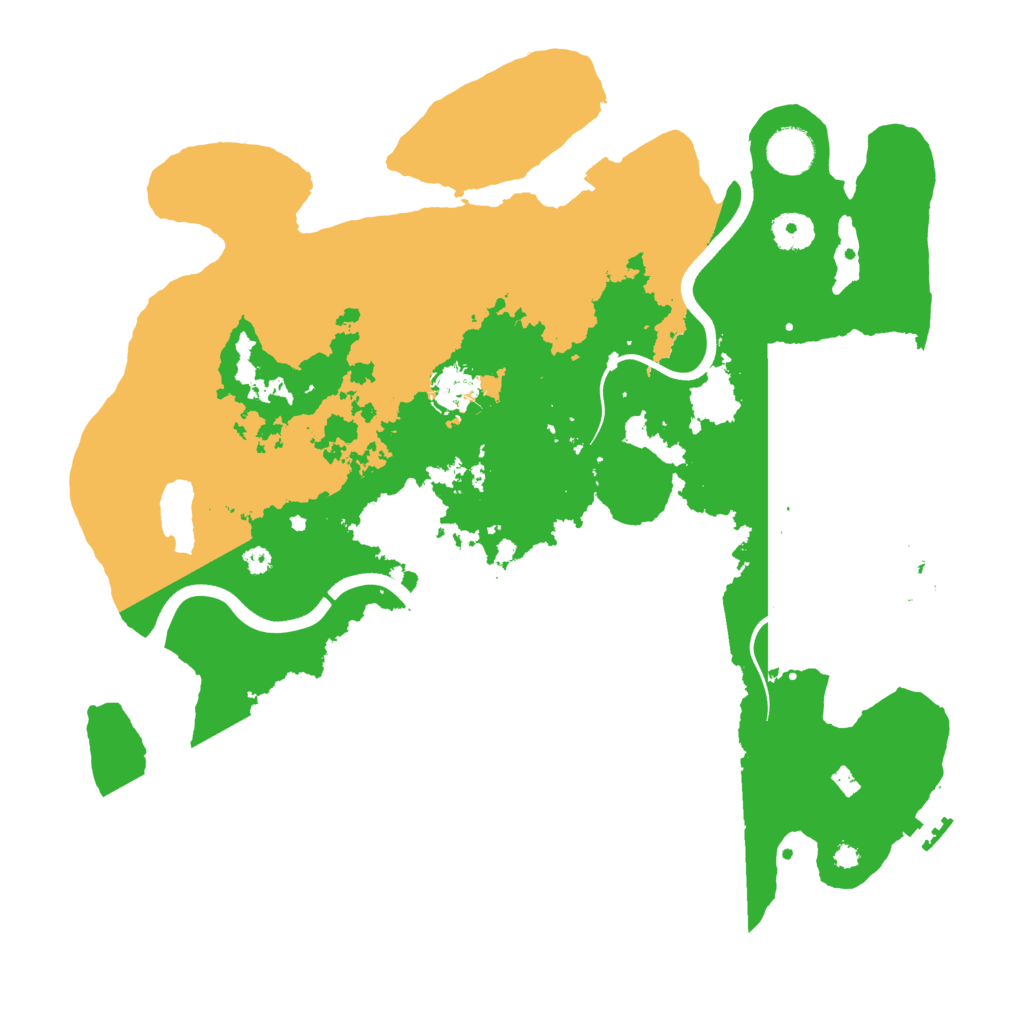 Biome Rust Map: Procedural Map, Size: 3800, Seed: 9633397