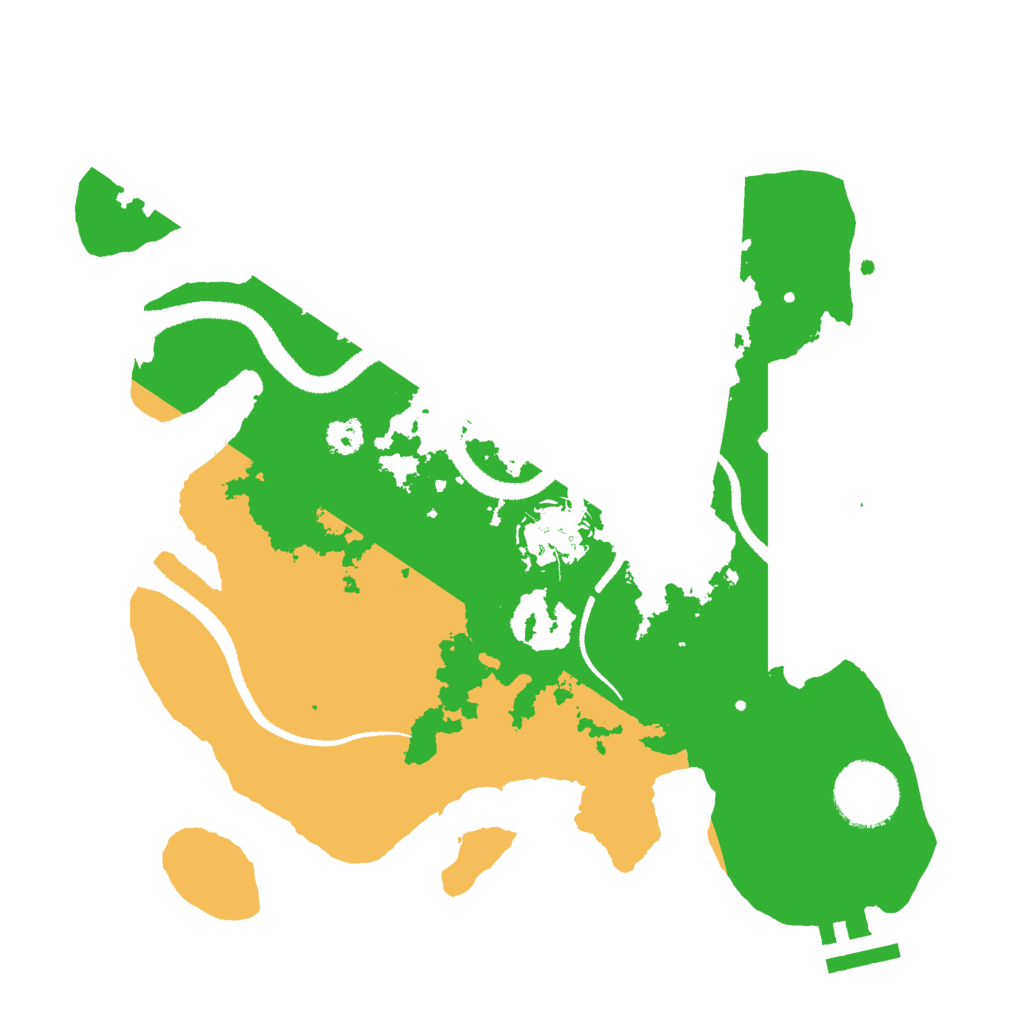 Biome Rust Map: Procedural Map, Size: 2800, Seed: 1759521336