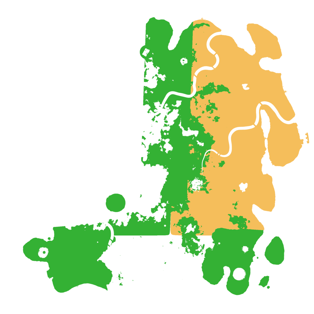 Biome Rust Map: Procedural Map, Size: 4500, Seed: 753544231