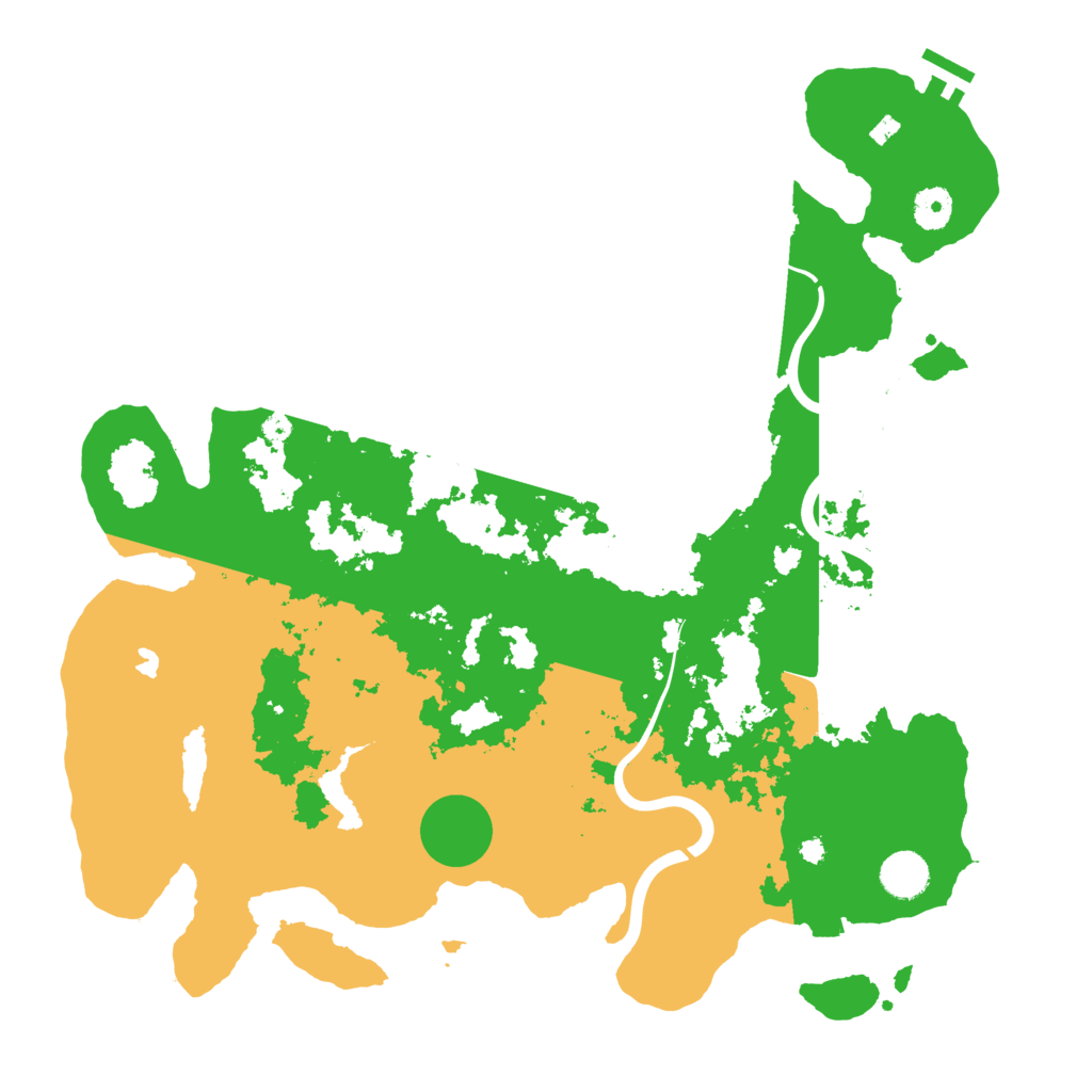 Biome Rust Map: Procedural Map, Size: 4000, Seed: 44182491