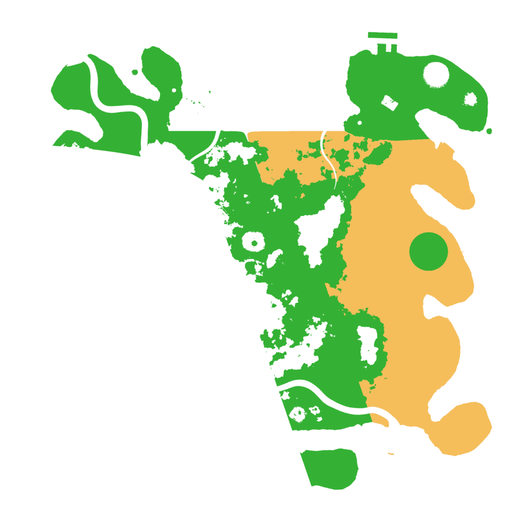 Biome Rust Map: Procedural Map, Size: 3600, Seed: 123679