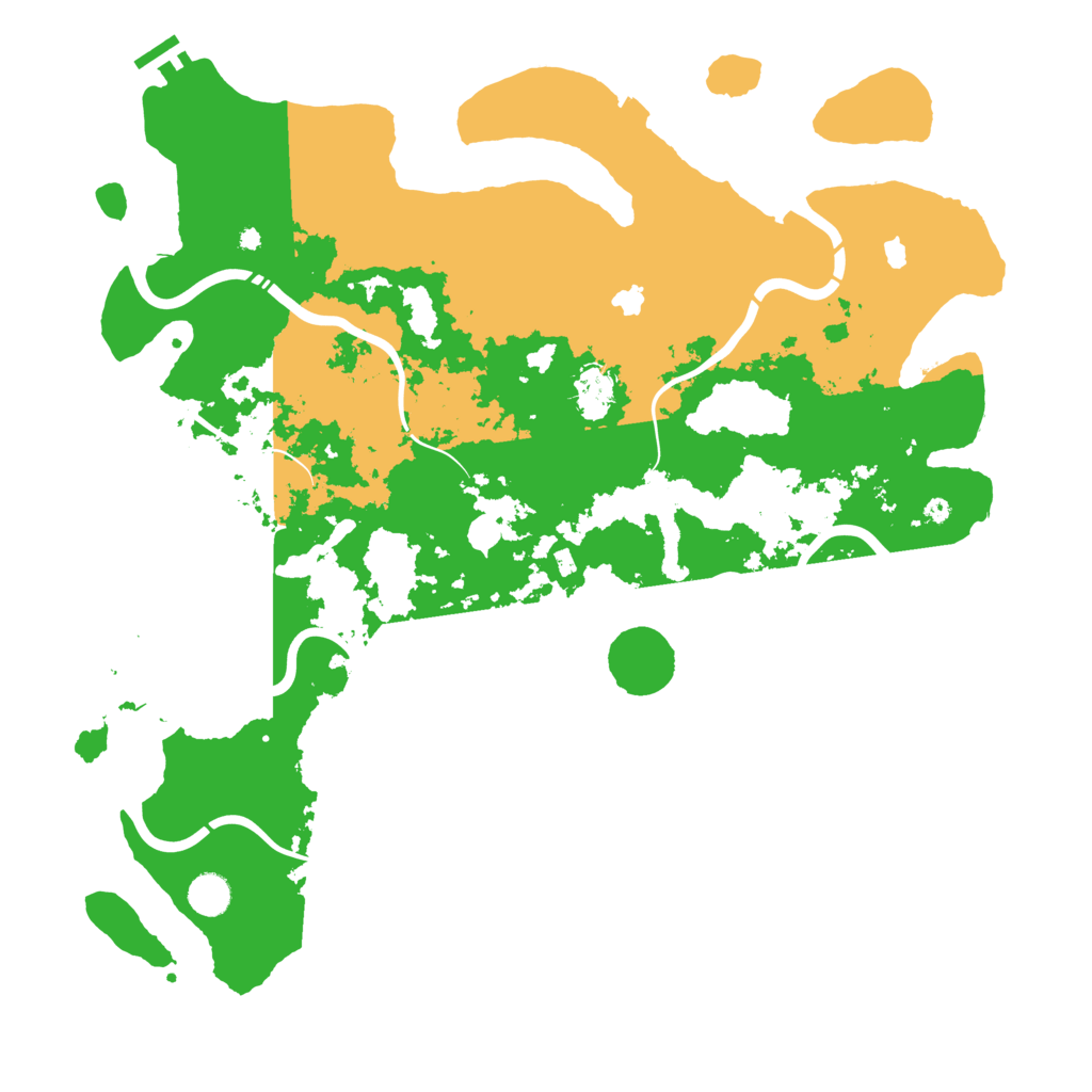 Biome Rust Map: Procedural Map, Size: 4500, Seed: 796213387