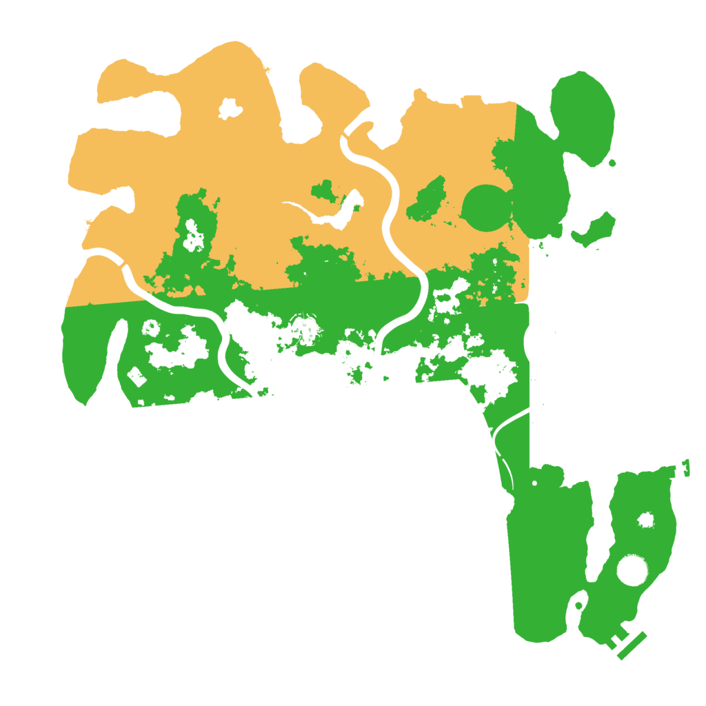 Biome Rust Map: Procedural Map, Size: 4000, Seed: 696675750