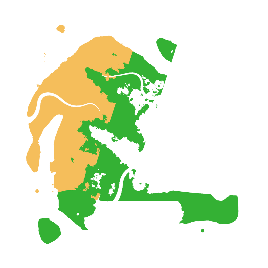 Biome Rust Map: Procedural Map, Size: 3000, Seed: 889730