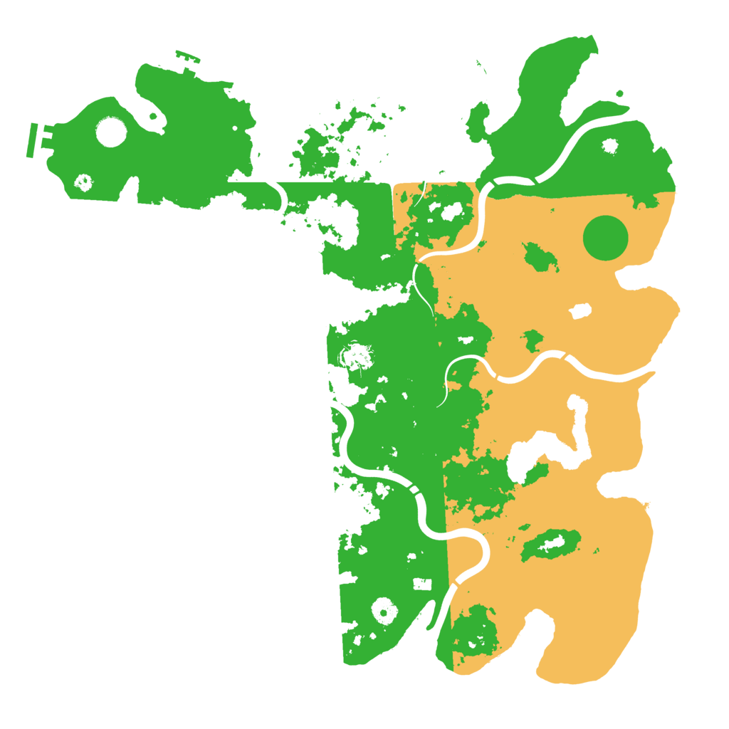 Biome Rust Map: Procedural Map, Size: 4250, Seed: 1333502155