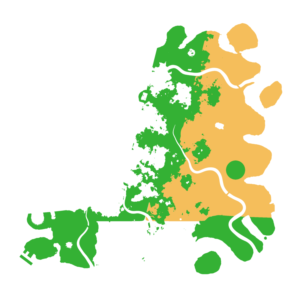 Biome Rust Map: Procedural Map, Size: 4096, Seed: 1891952509