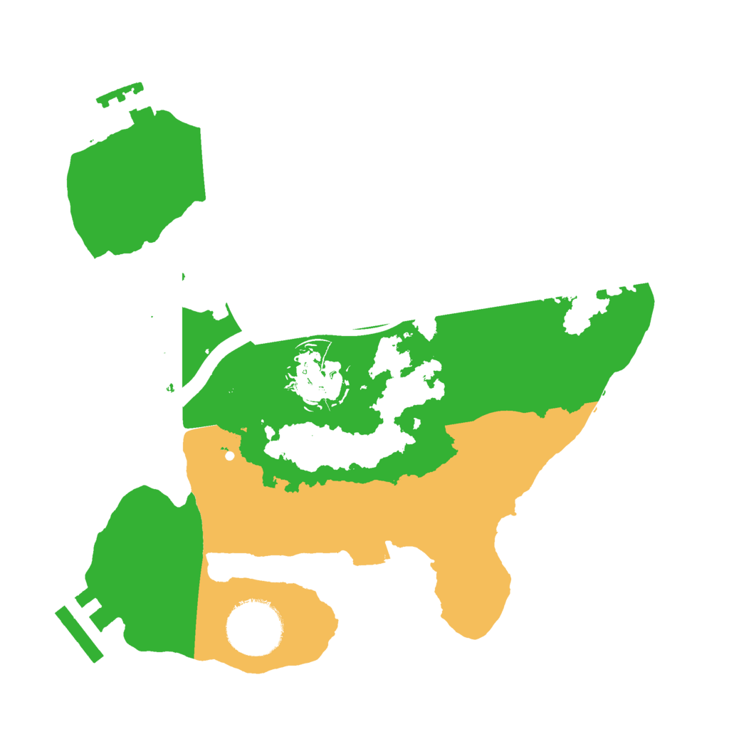 Biome Rust Map: Procedural Map, Size: 2300, Seed: 10000