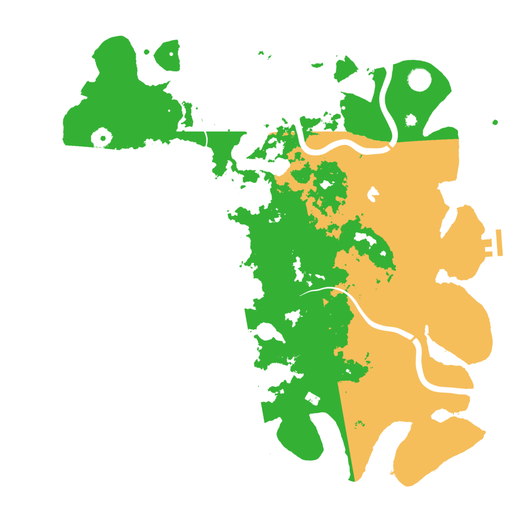 Biome Rust Map: Procedural Map, Size: 4000, Seed: 213522556
