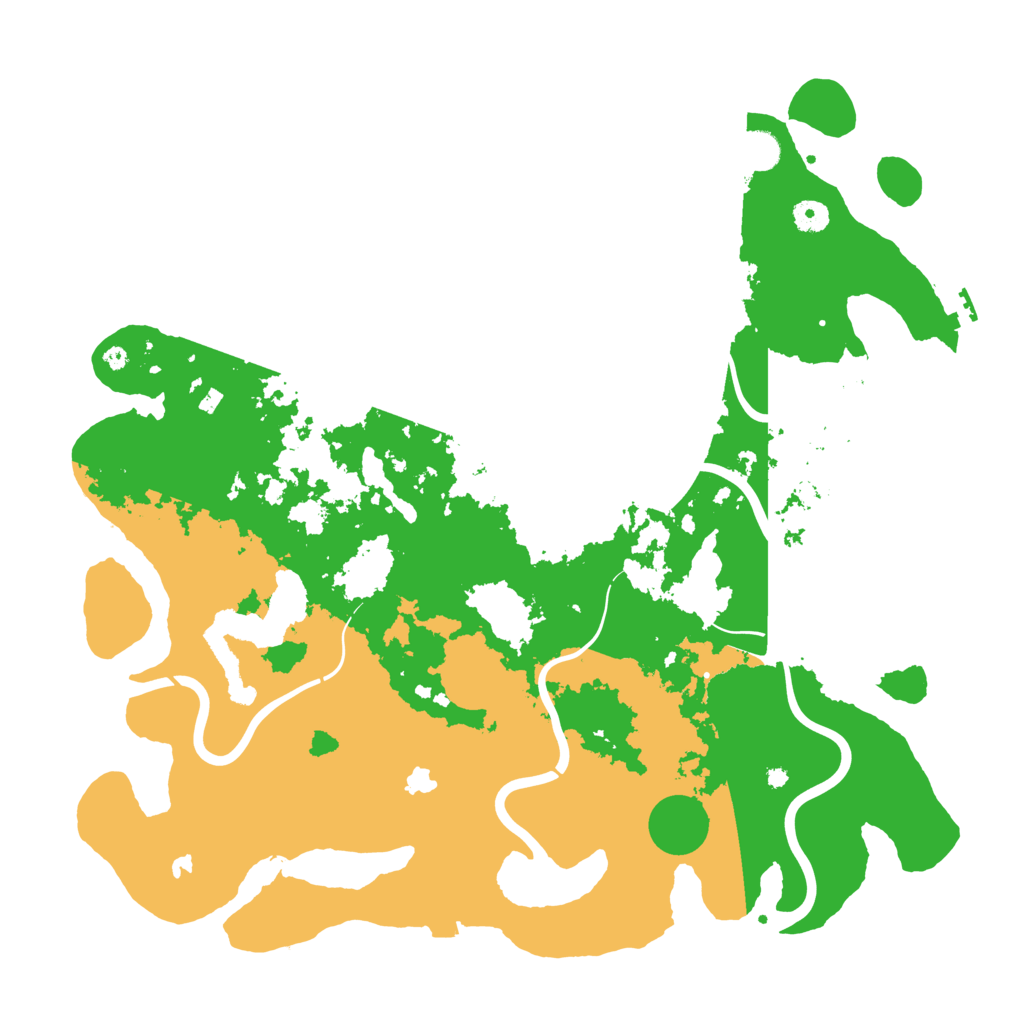 Biome Rust Map: Procedural Map, Size: 4500, Seed: 208227279