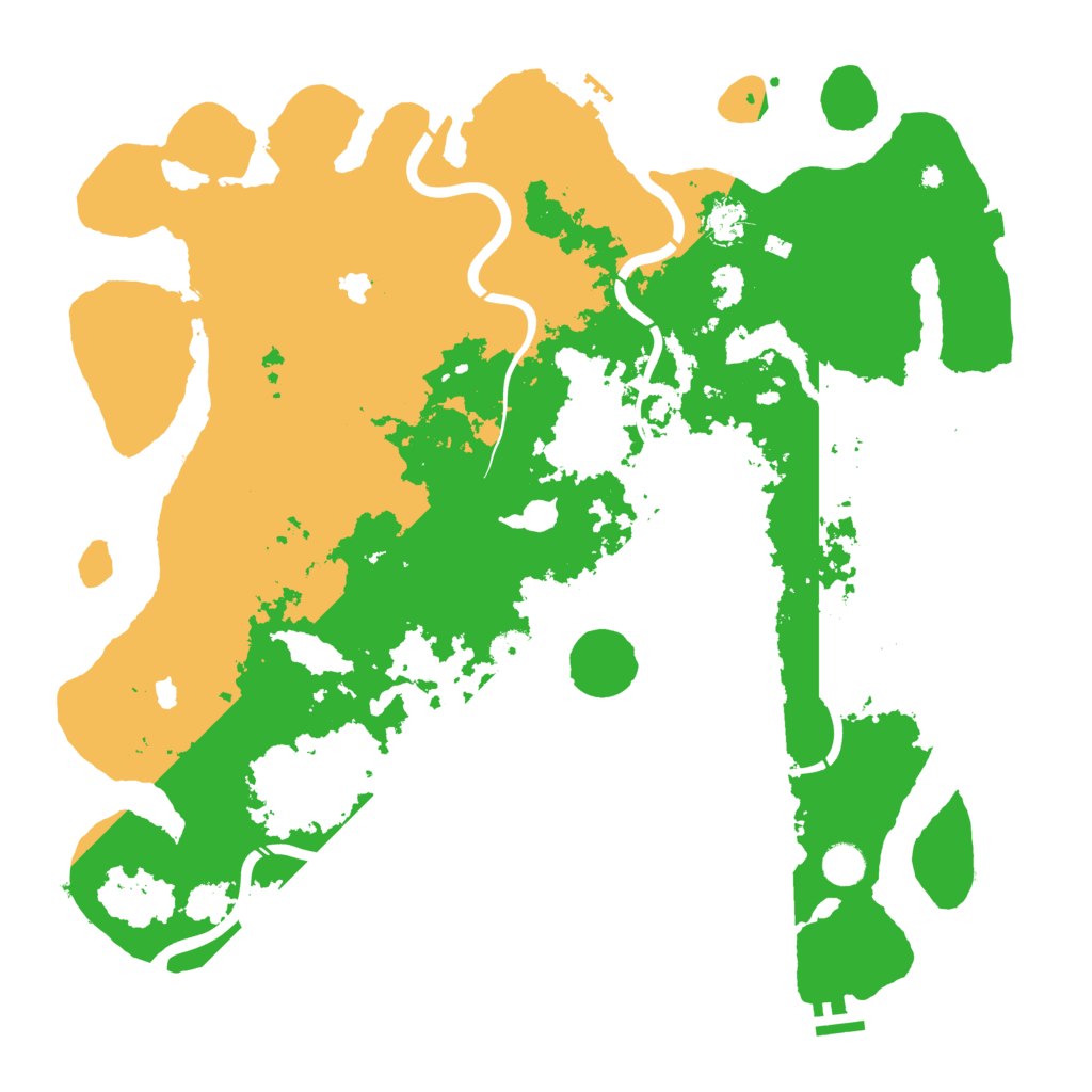 Biome Rust Map: Procedural Map, Size: 4500, Seed: 744162967