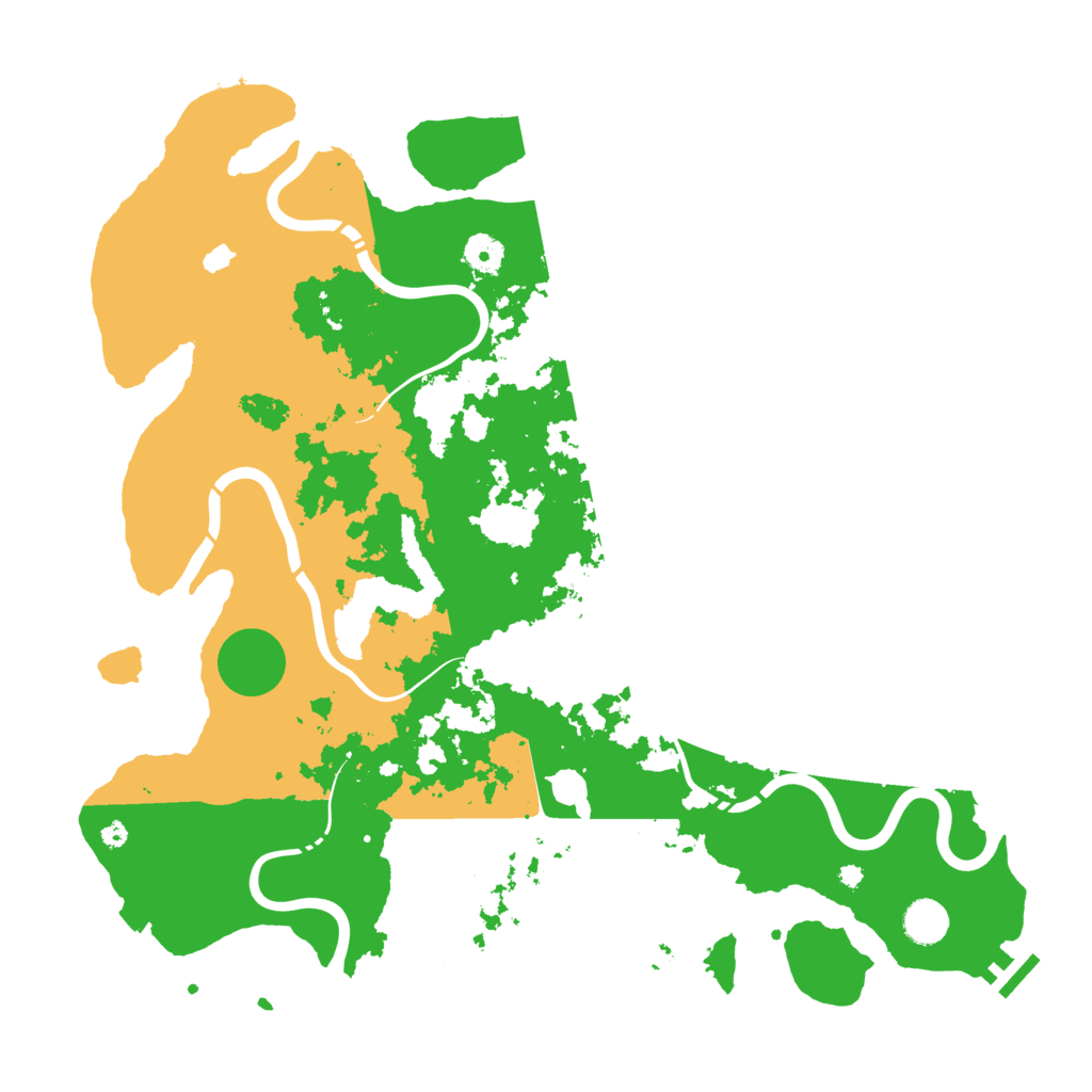 Biome Rust Map: Procedural Map, Size: 4250, Seed: 610001