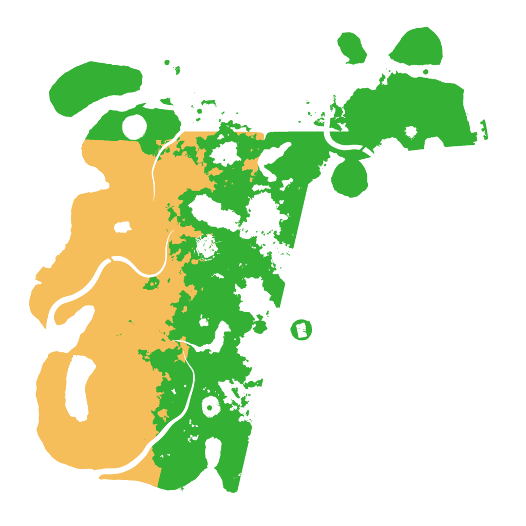 Biome Rust Map: Procedural Map, Size: 4001, Seed: 1761889578