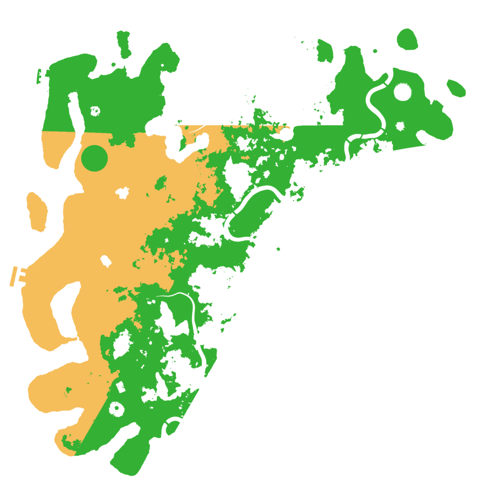 Biome Rust Map: Procedural Map, Size: 5000, Seed: 317
