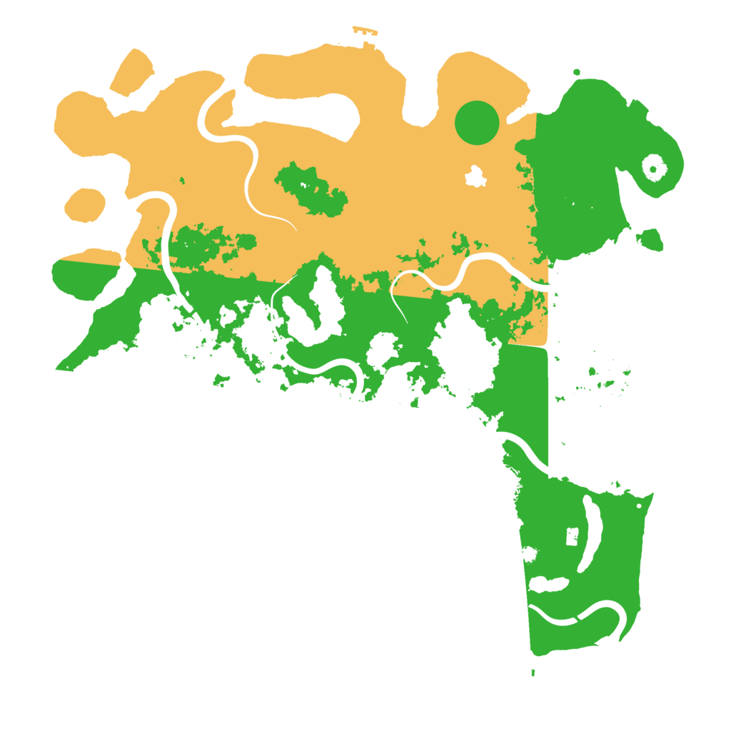 Biome Rust Map: Procedural Map, Size: 4350, Seed: 5635845