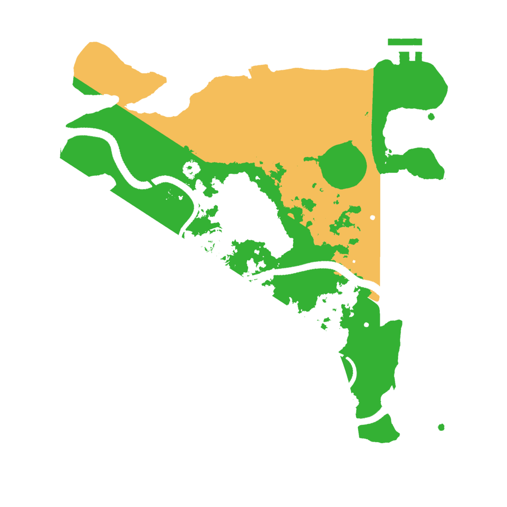 Biome Rust Map: Procedural Map, Size: 3000, Seed: 48500