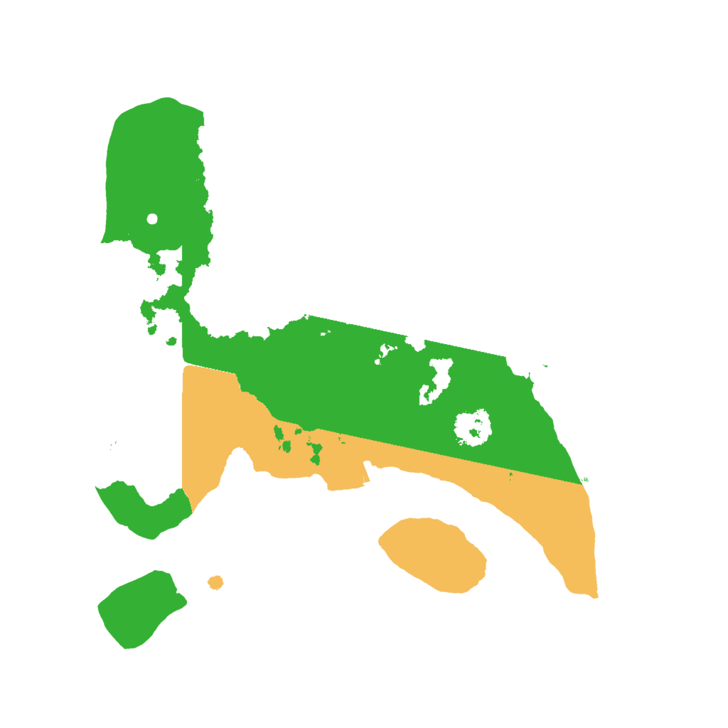 Biome Rust Map: Procedural Map, Size: 2000, Seed: 2078386479