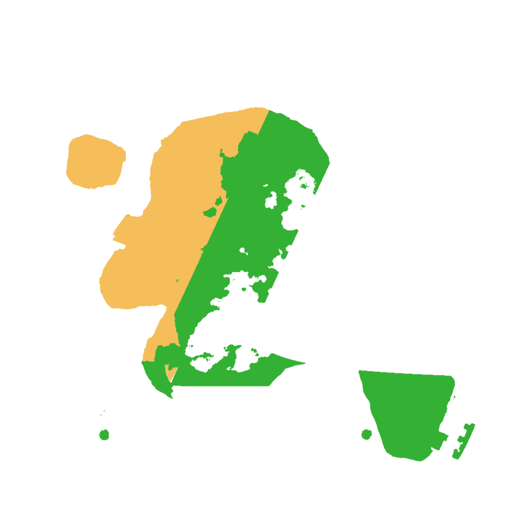 Biome Rust Map: Procedural Map, Size: 2000, Seed: 2078312345