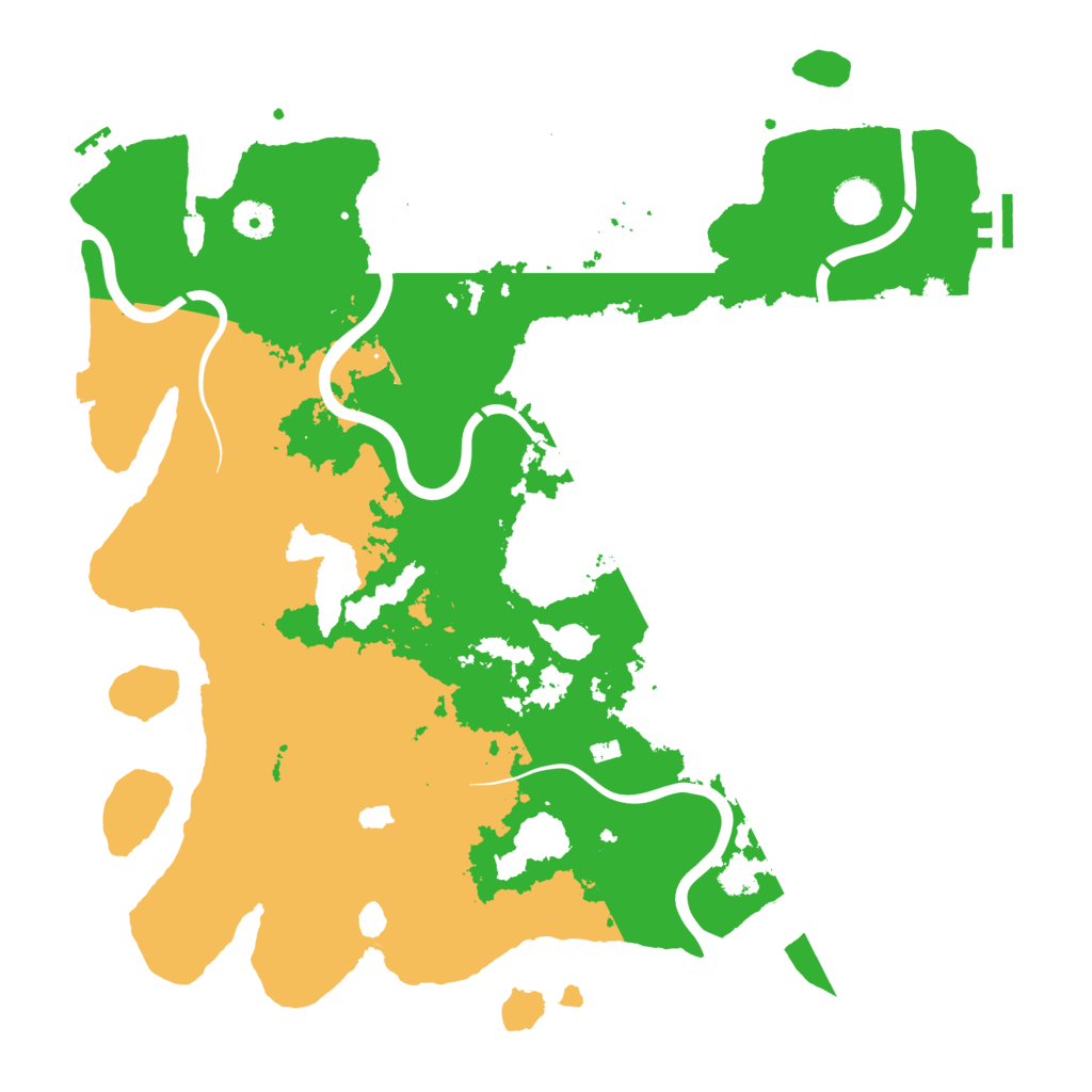 Biome Rust Map: Procedural Map, Size: 4096, Seed: 298326069