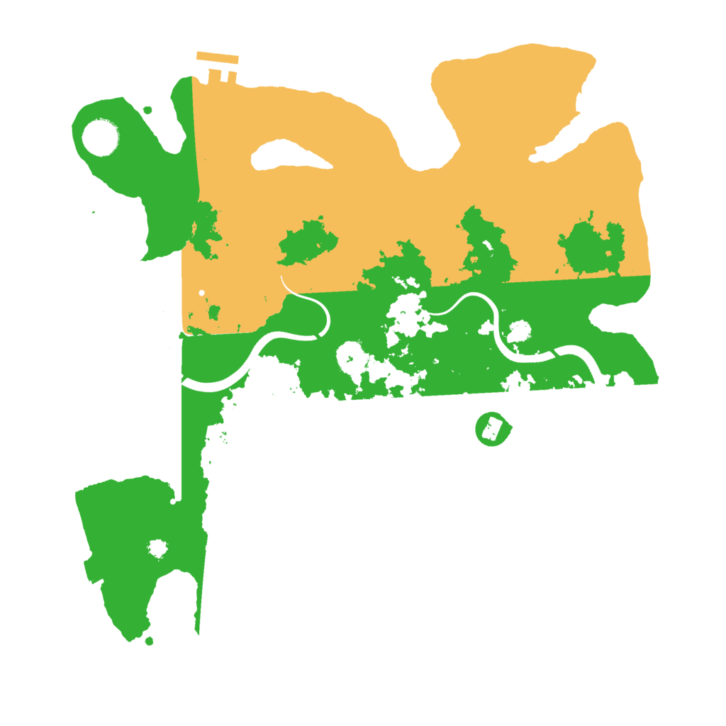 Biome Rust Map: Procedural Map, Size: 3500, Seed: 362469128