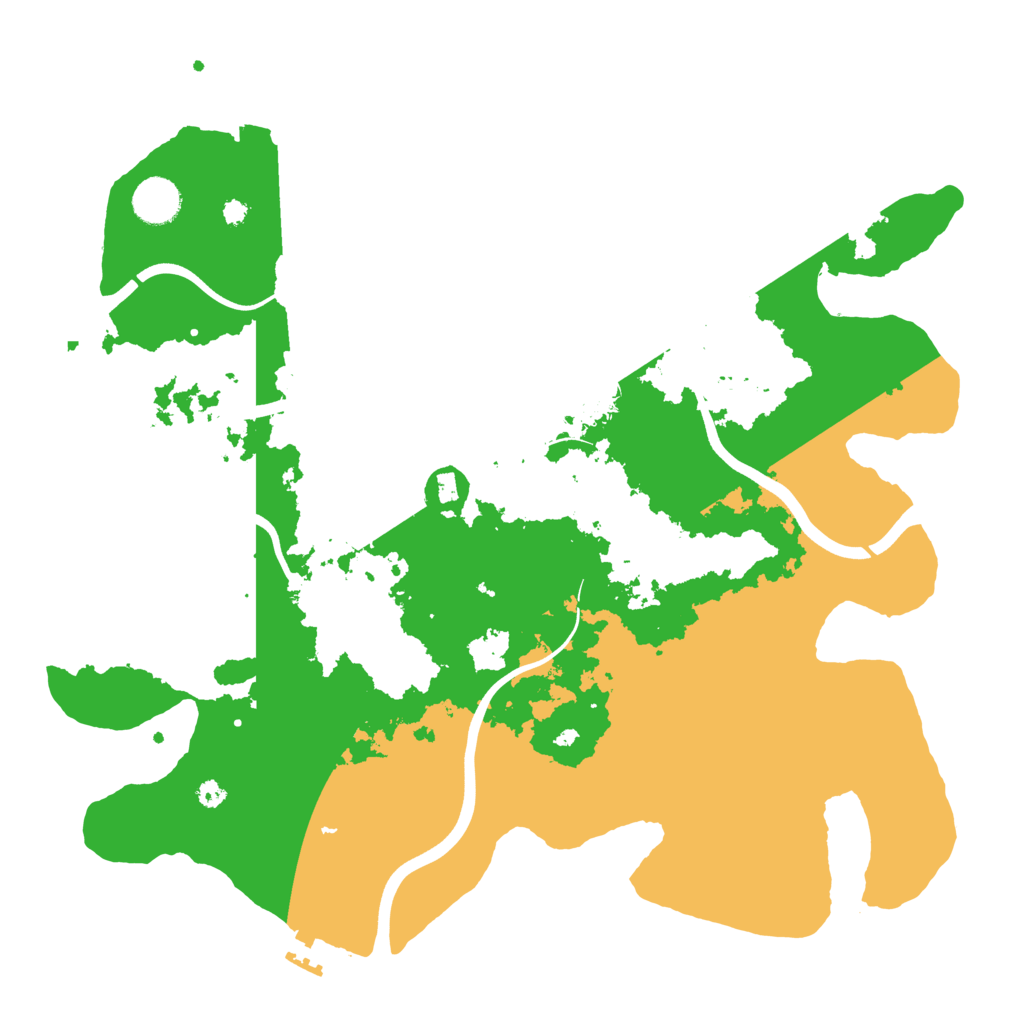 Biome Rust Map: Procedural Map, Size: 3800, Seed: 1082