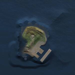 Thumbnail Rust Map: Procedural Map, Size: 1000, Seed: 1042571301, 2 Monuments