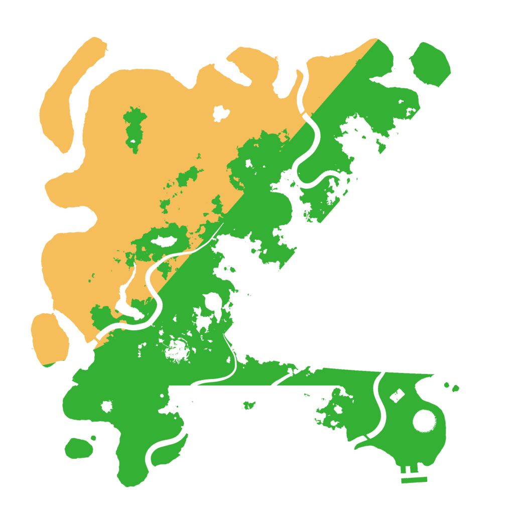Biome Rust Map: Procedural Map, Size: 4000, Seed: 1225050813