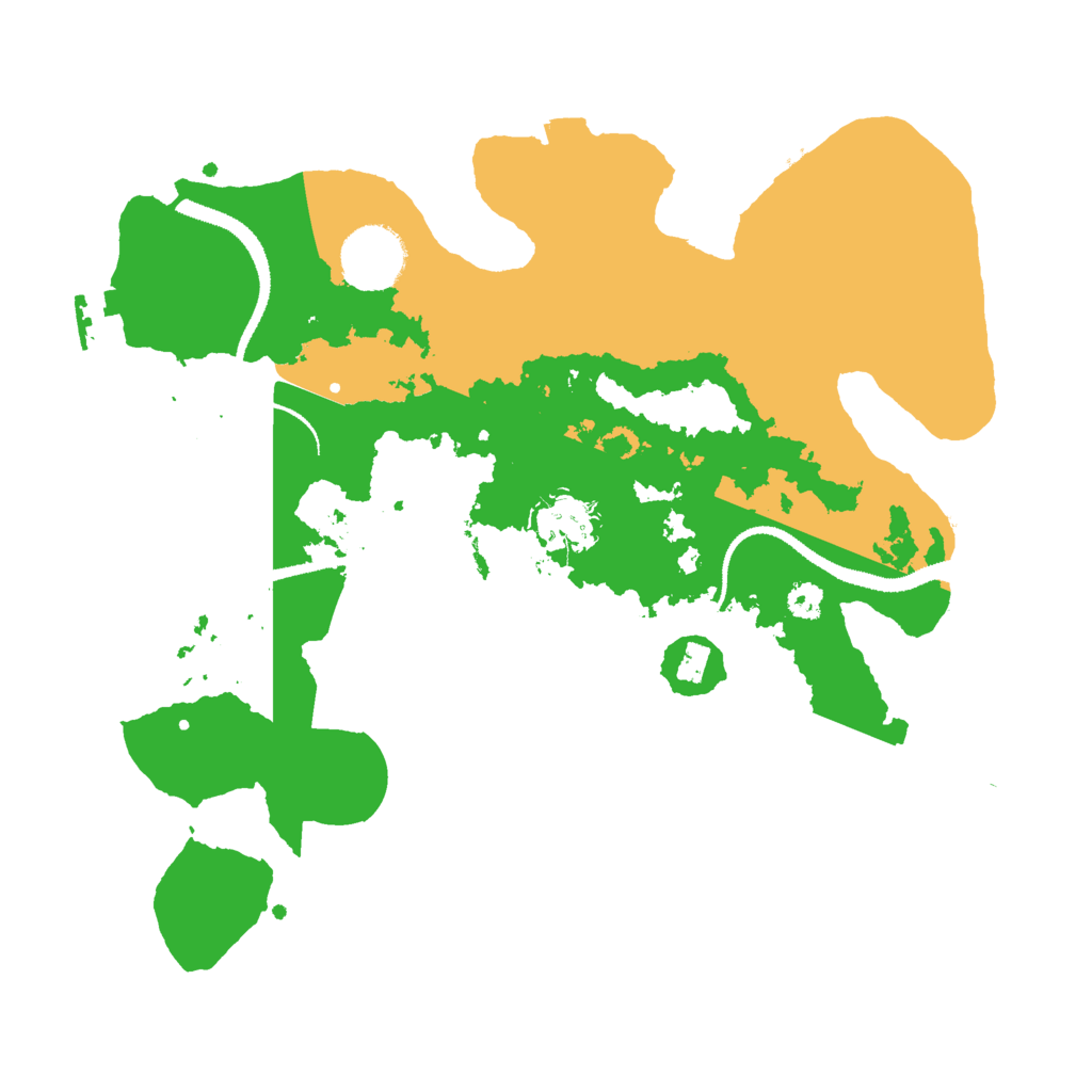 Biome Rust Map: Procedural Map, Size: 3024, Seed: 555