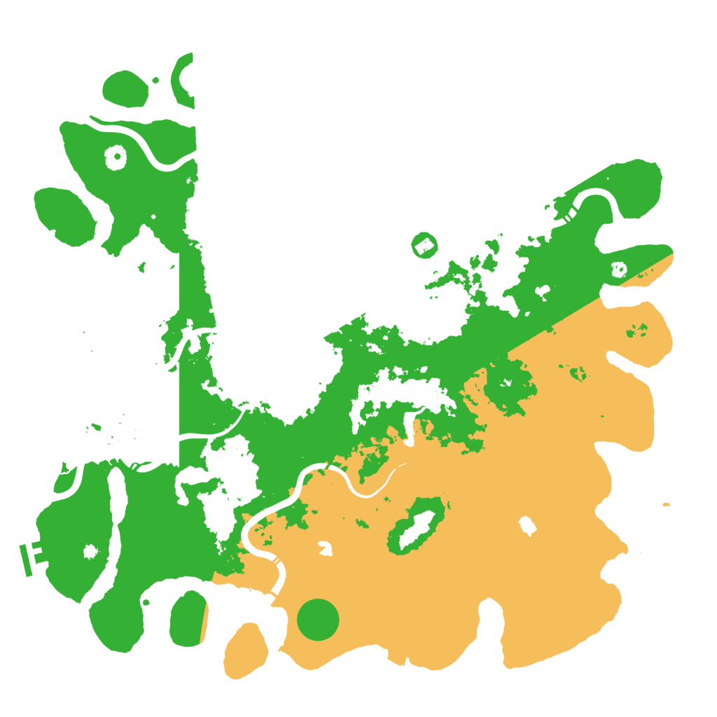 Biome Rust Map: Procedural Map, Size: 4500, Seed: 691028801