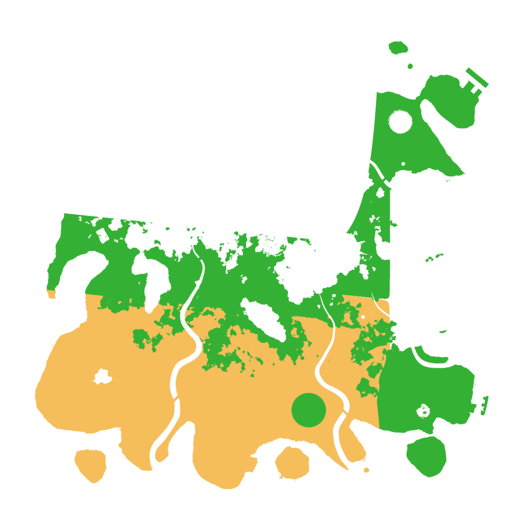 Biome Rust Map: Procedural Map, Size: 4000, Seed: 1297588731