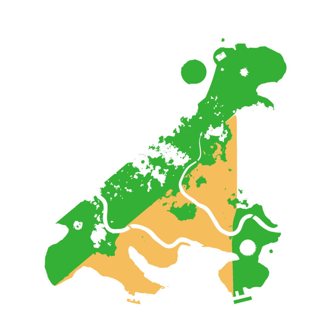 Biome Rust Map: Procedural Map, Size: 3500, Seed: 684045200