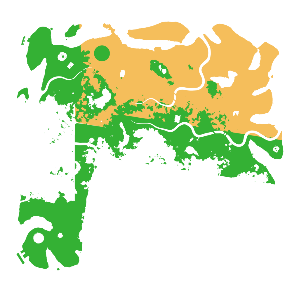 Biome Rust Map: Procedural Map, Size: 5000, Seed: 1796759346