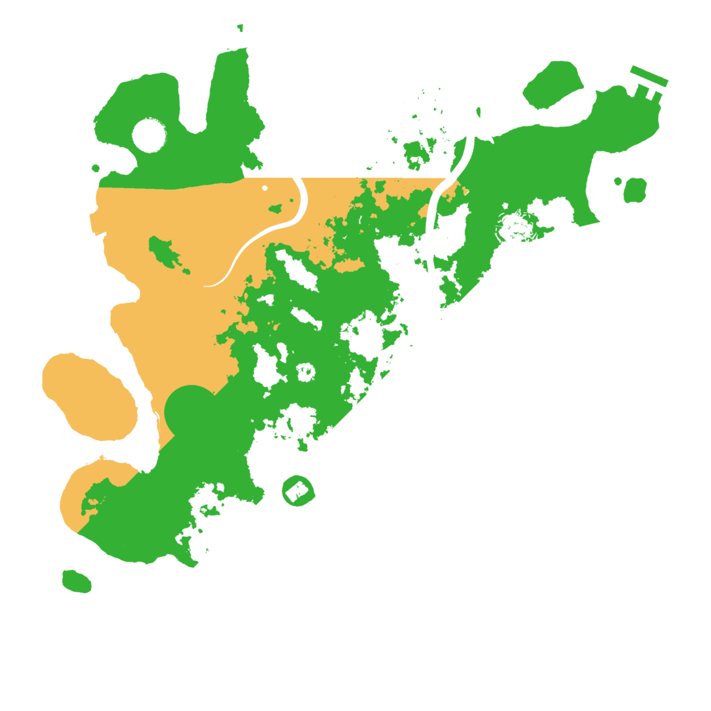 Biome Rust Map: Procedural Map, Size: 3700, Seed: 983827204
