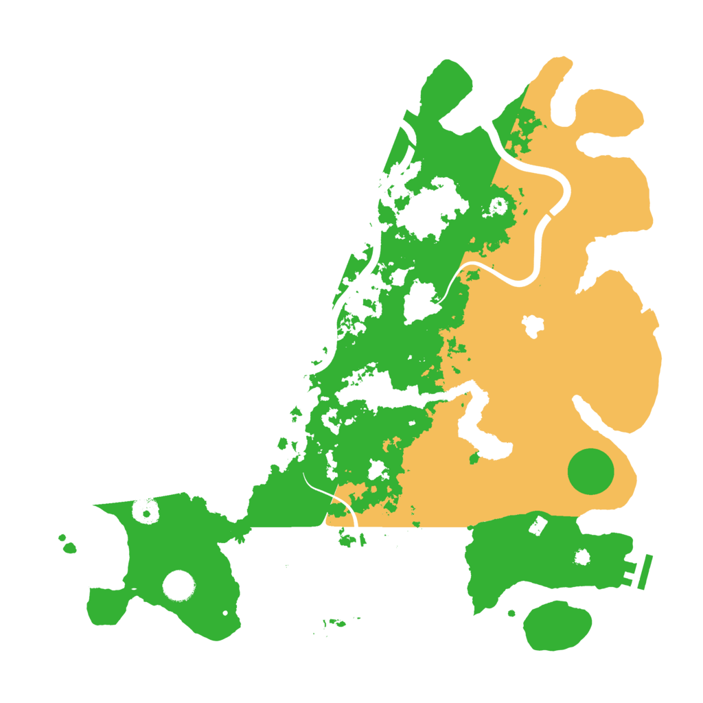 Biome Rust Map: Procedural Map, Size: 4000, Seed: 1223122793