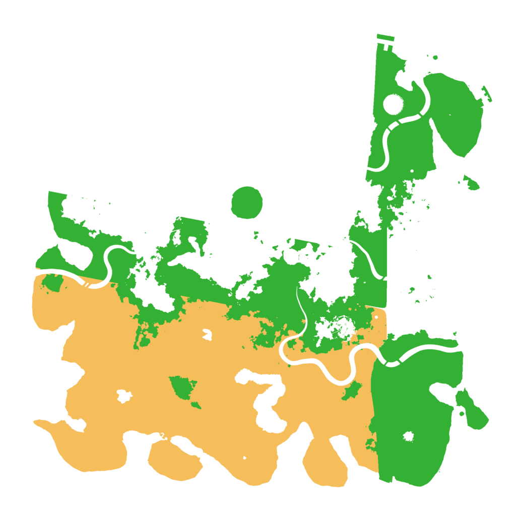 Biome Rust Map: Procedural Map, Size: 4500, Seed: 163599781