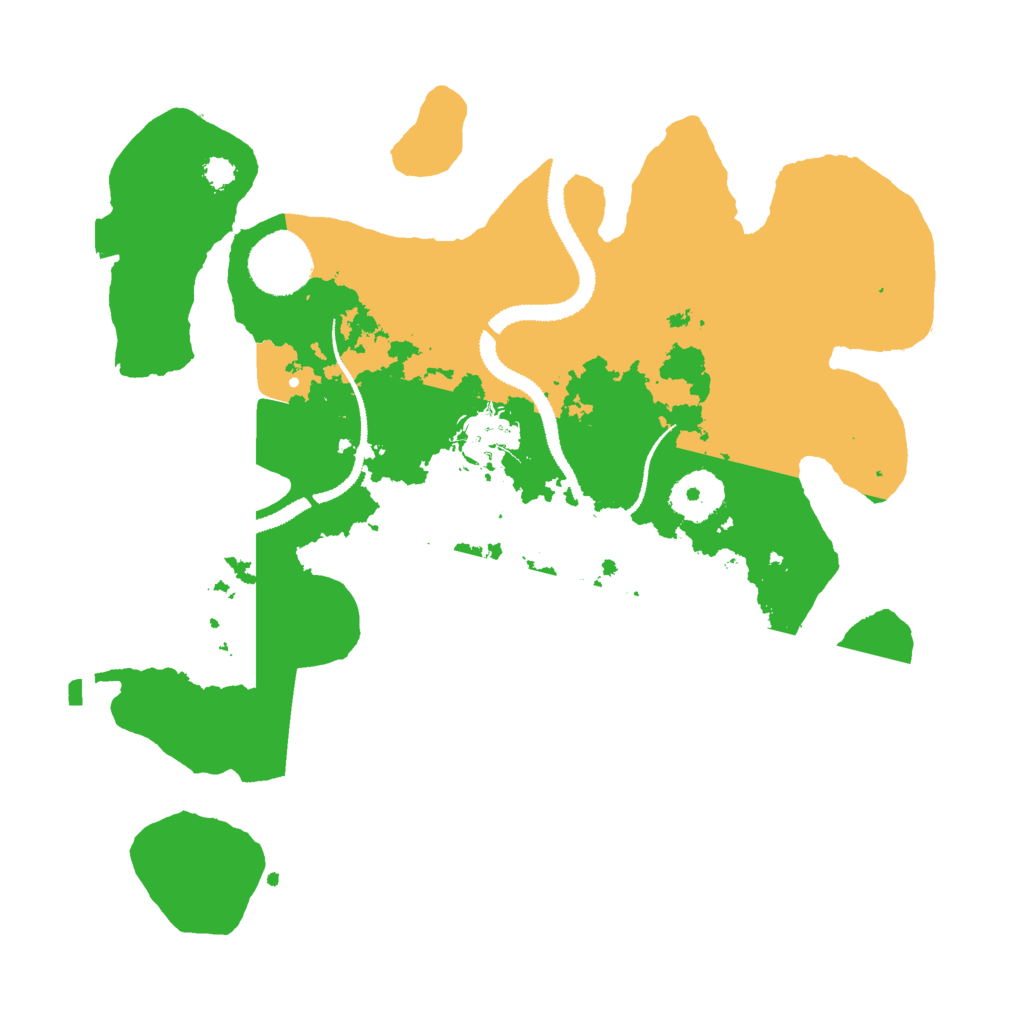 Biome Rust Map: Procedural Map, Size: 3000, Seed: 3683