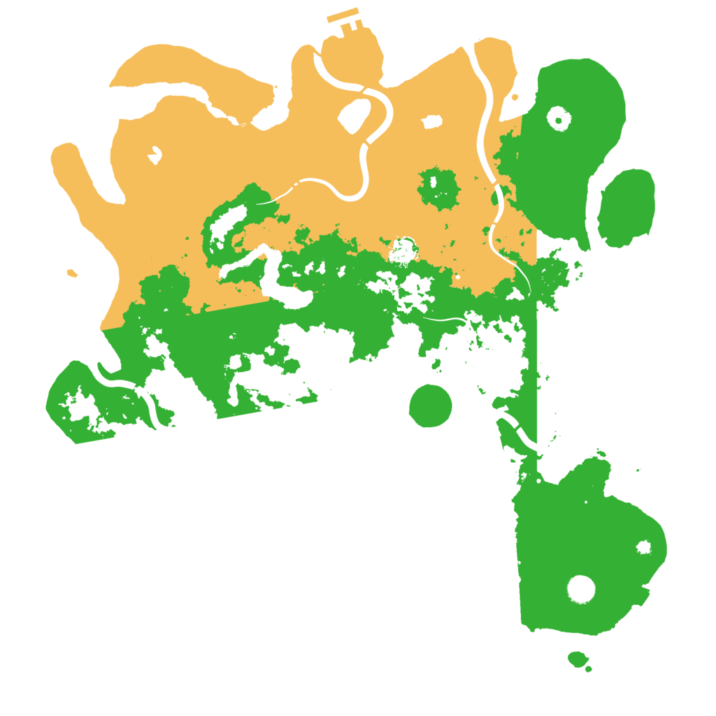Biome Rust Map: Procedural Map, Size: 4500, Seed: 844323931