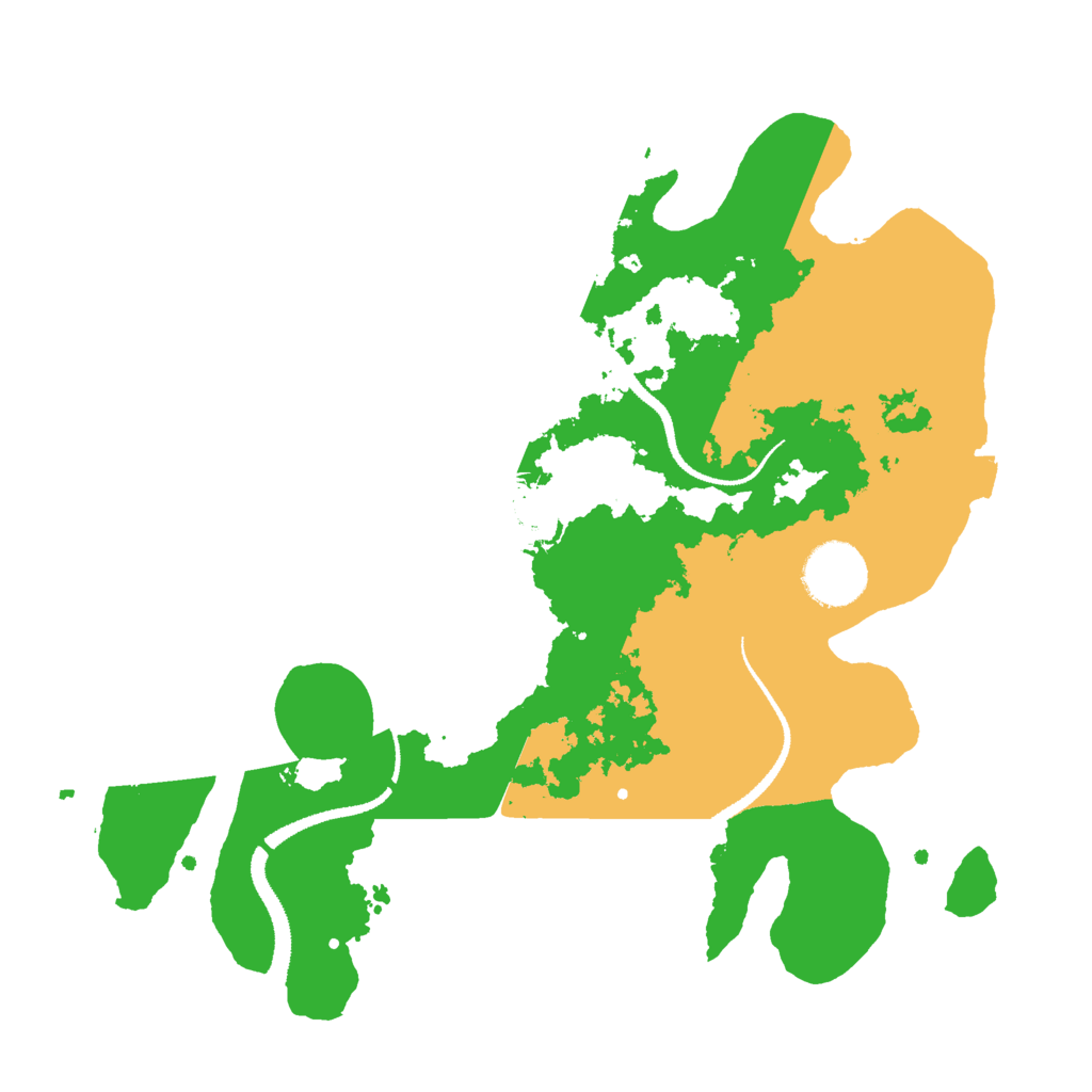 Biome Rust Map: Procedural Map, Size: 3000, Seed: 1951615591