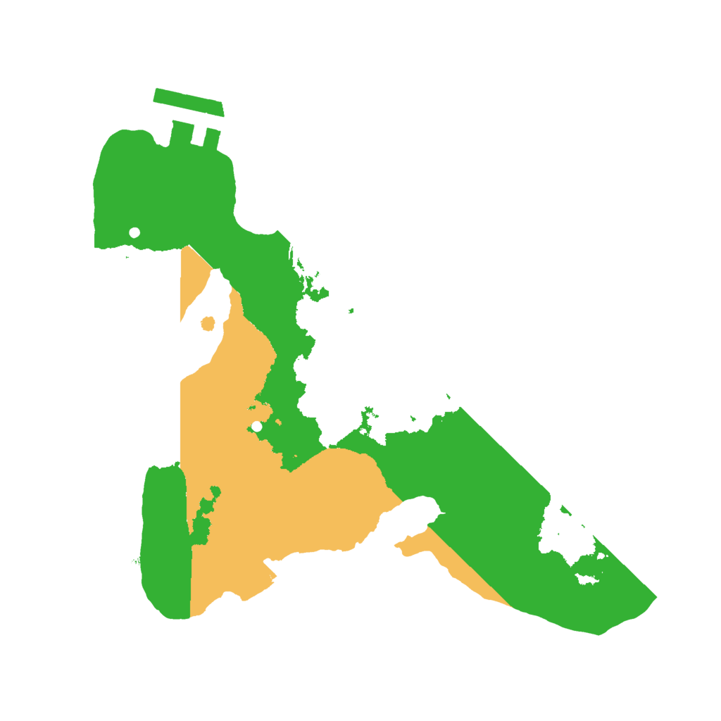 Biome Rust Map: Procedural Map, Size: 2000, Seed: 1116736182