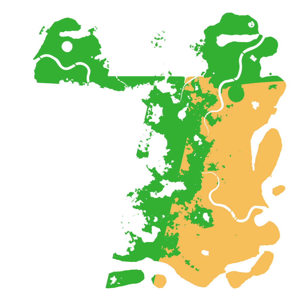 Biome Rust Map: Procedural Map, Size: 5000, Seed: 1030490376
