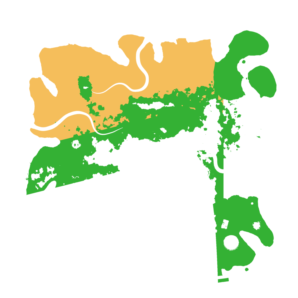 Biome Rust Map: Procedural Map, Size: 3500, Seed: 584511227