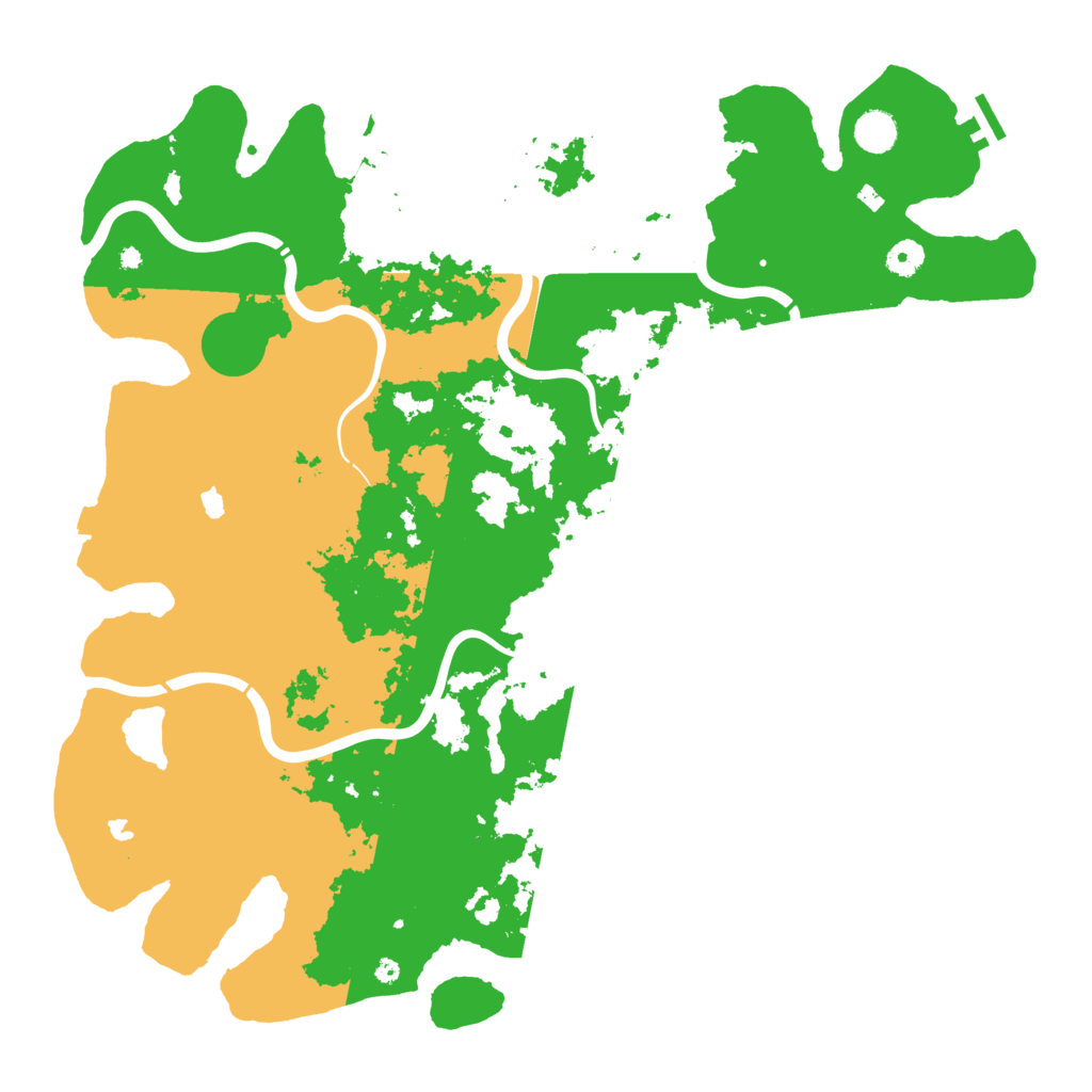 Biome Rust Map: Procedural Map, Size: 4500, Seed: 370285654
