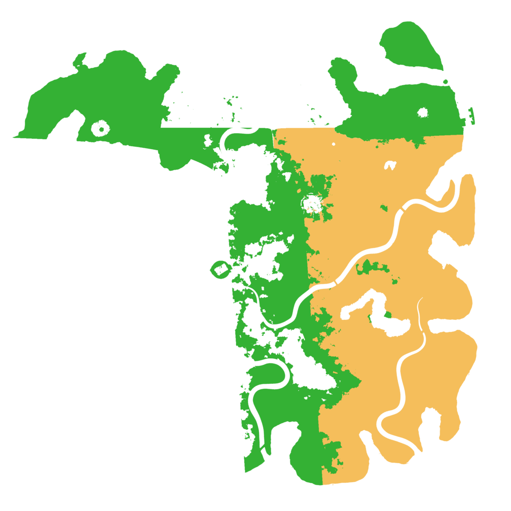 Biome Rust Map: Procedural Map, Size: 4496, Seed: 100