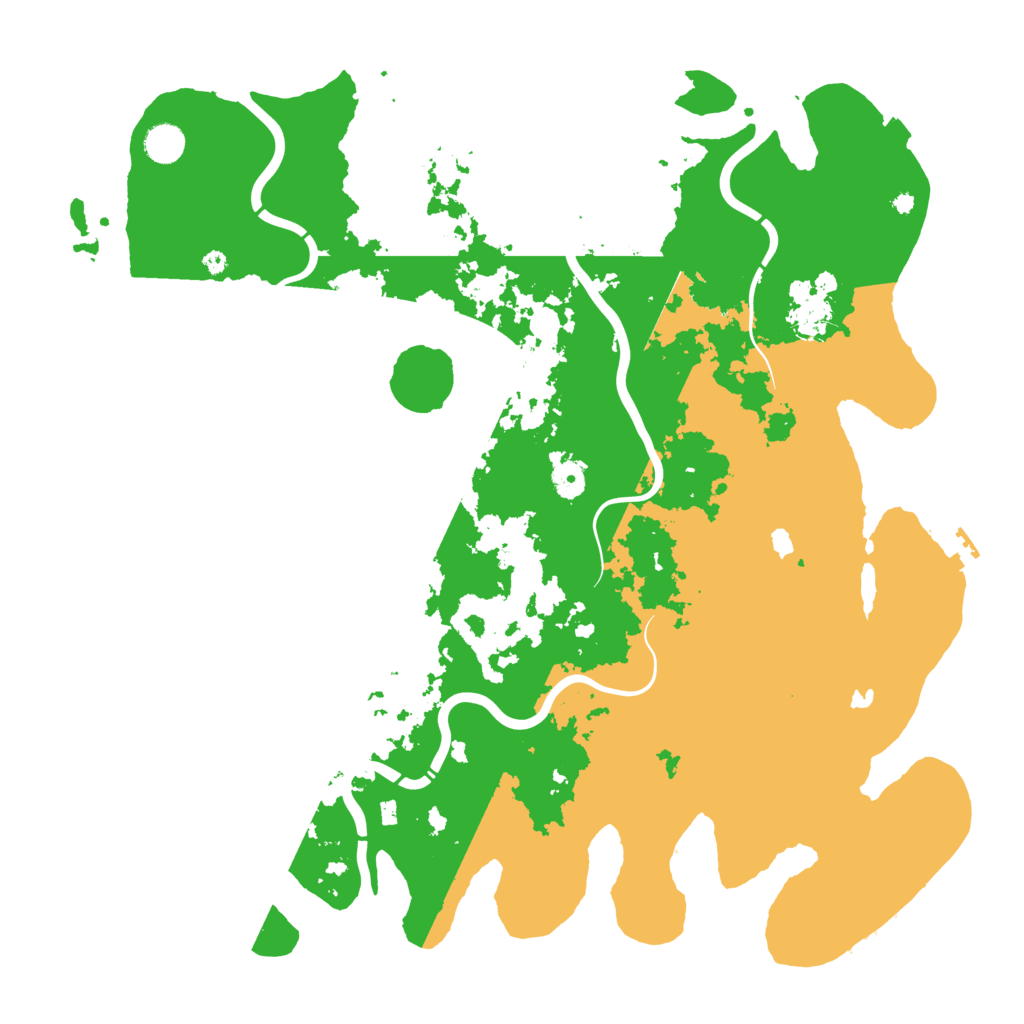 Biome Rust Map: Procedural Map, Size: 4500, Seed: 53741708