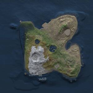 Thumbnail Rust Map: Procedural Map, Size: 2000, Seed: 249375085, 5 Monuments